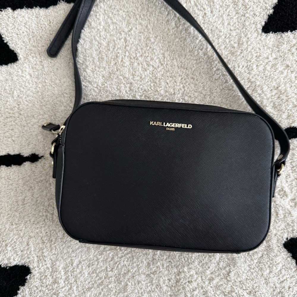 Karl Lagerfeld Black Crossbody Bag